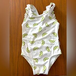 NWOT Petit Lem Kiwi One-piece Swimsuit